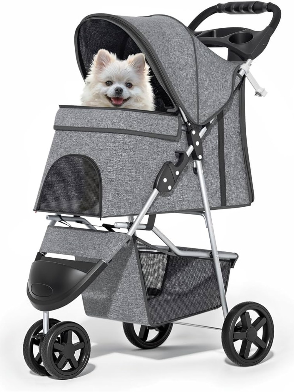 BEAUTIFUL WOLF GREY ❗️🐾🩶🐺 PET STROLLER